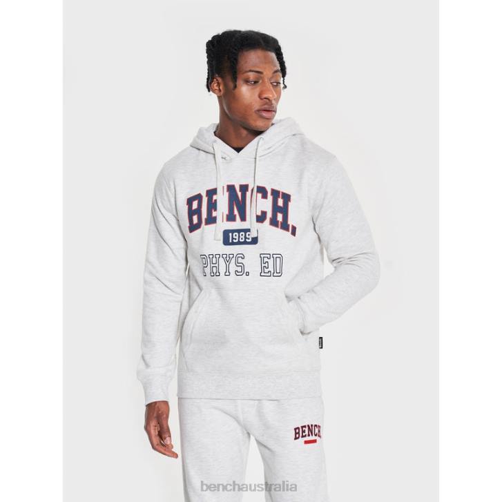 HULTON Hoodie Men 8V8T36 Ecru Marl Bench Apparel