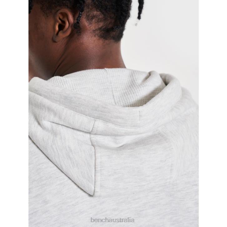 HULTON Hoodie Men 8V8T36 Ecru Marl Bench Apparel