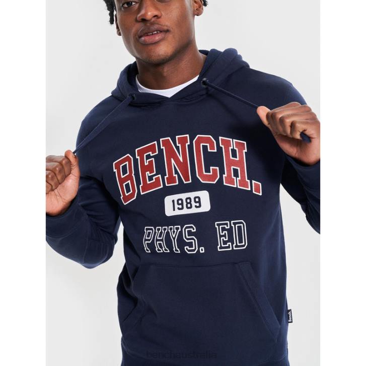 HULTON Hoodie Men 8V8T37 Navy Bench Apparel