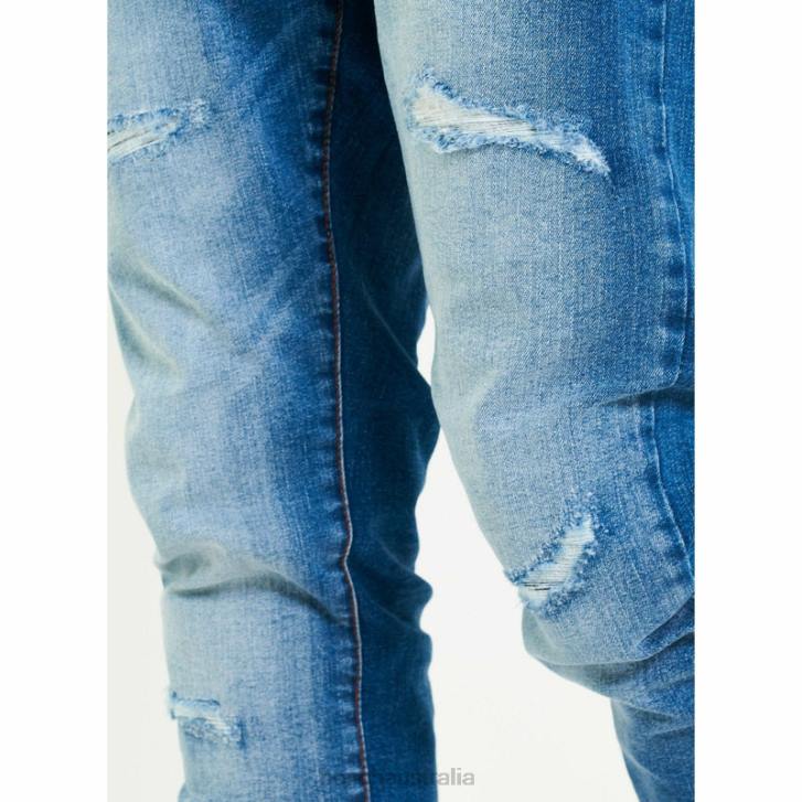 AW-001 Slim Fit Jeans Men 8V8T88 Bright Blue Bench Apparel