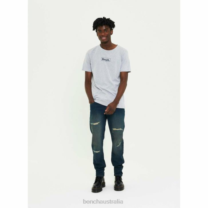 AW-002 Slim Fit Jeans Men 8V8T89 Faded Blue Bench Apparel