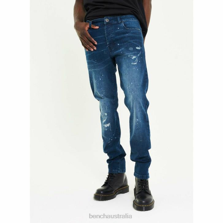 AW-003 Slim Fit Jeans Men 8V8T87 Mid Blue Bench Apparel