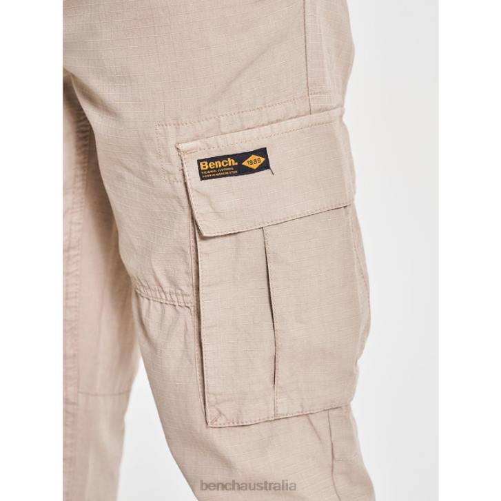DEVVIE Cargo Pants Men 8V8T54 Stone Bench Apparel