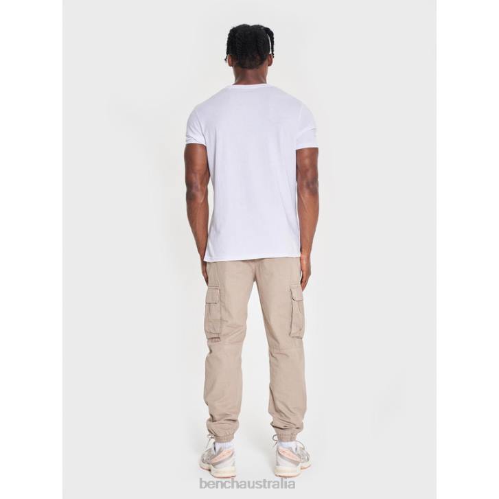 DEVVIE Cargo Pants Men 8V8T54 Stone Bench Apparel