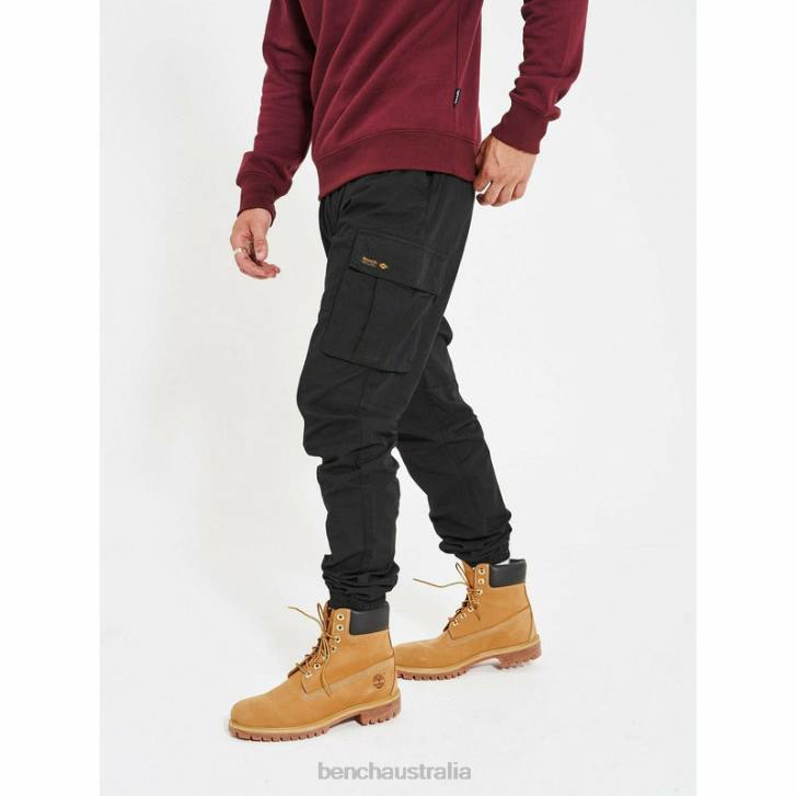 DEVVIE Cargo Pants Men 8V8T57 Black Bench Apparel