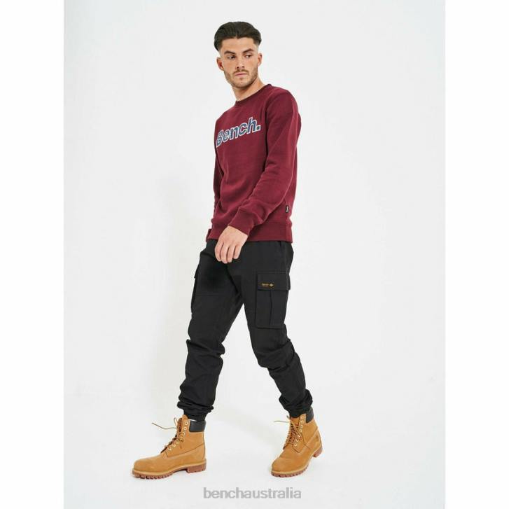 DEVVIE Cargo Pants Men 8V8T57 Black Bench Apparel