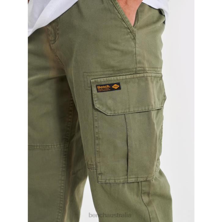 SERGEI Cargo Pants Men 8V8T52 Khaki Bench Apparel