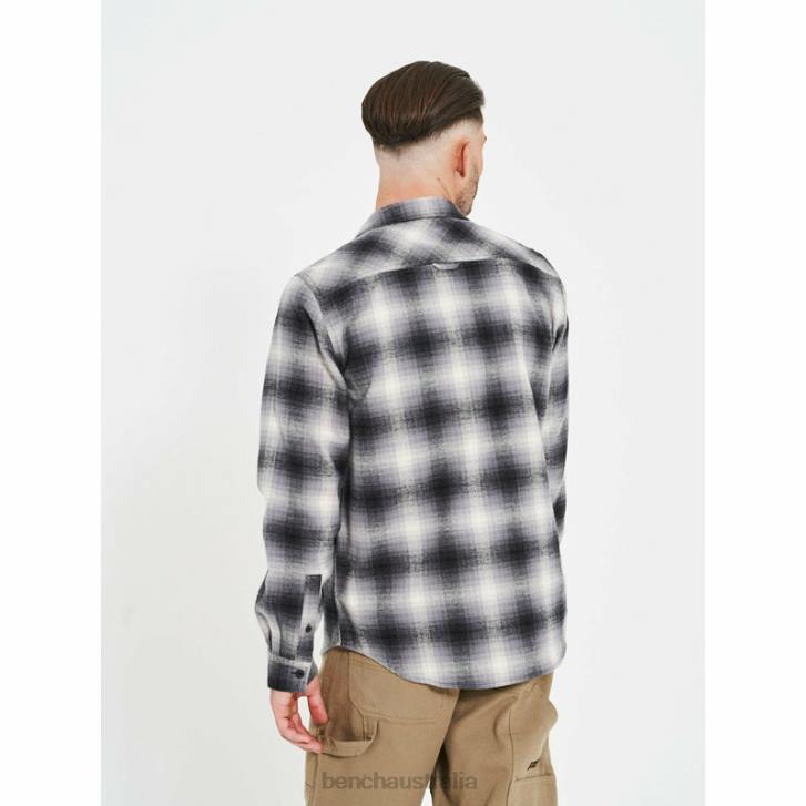 CHEVIOT Flannel Shirt Men 8V8T31 Shadow Check Bench Apparel