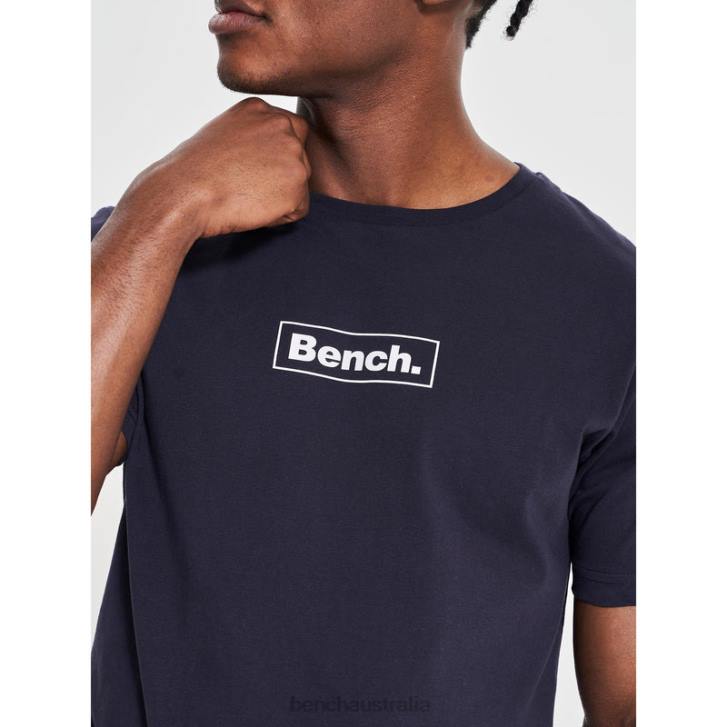 ANGUS Sustainable T-Shirt Men 8V8T18 Navy Bench Apparel
