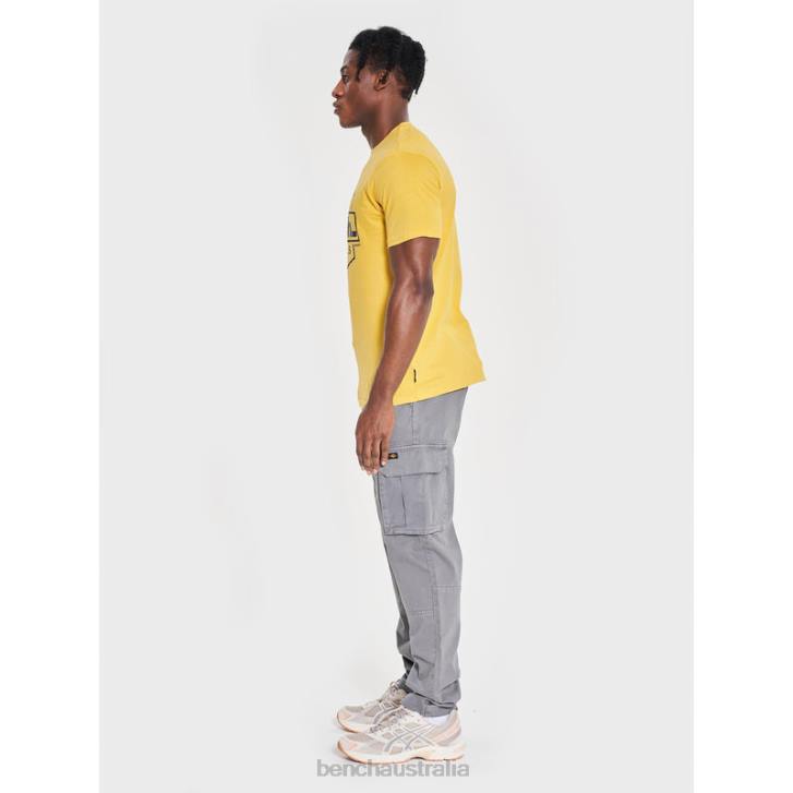 DENZO T-Shirt Men 8V8T7 Yellow Bench Apparel