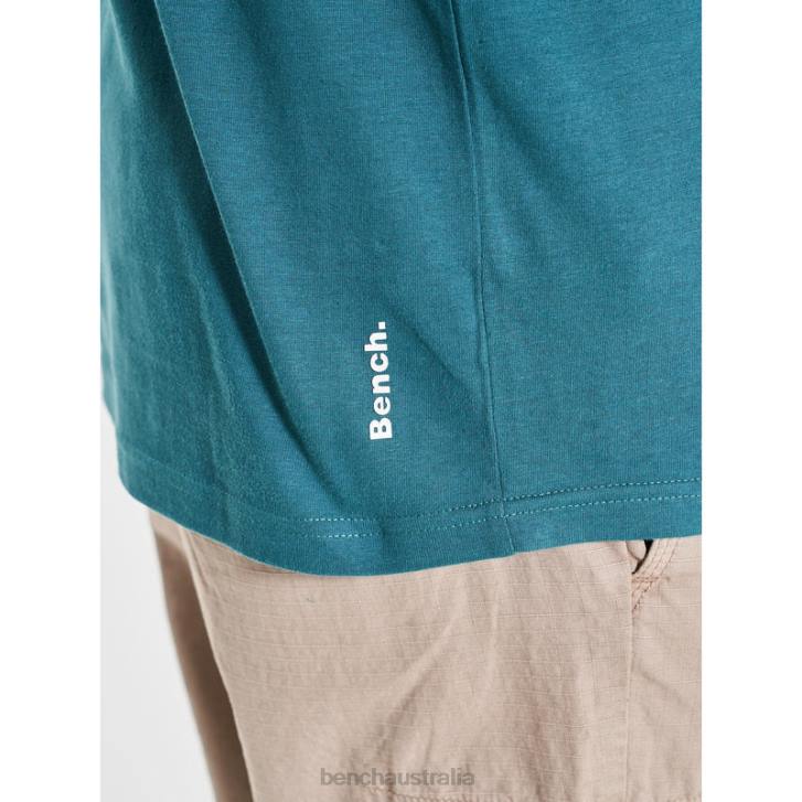 HUTTER T-Shirt Men 8V8T13 Green Bench Apparel
