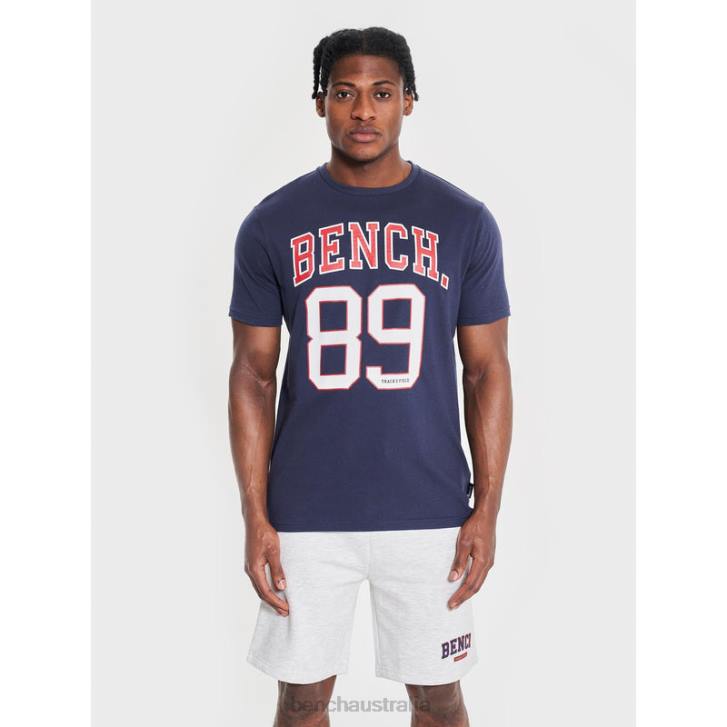 HUTTER T-Shirt Men 8V8T14 Navy Bench Apparel
