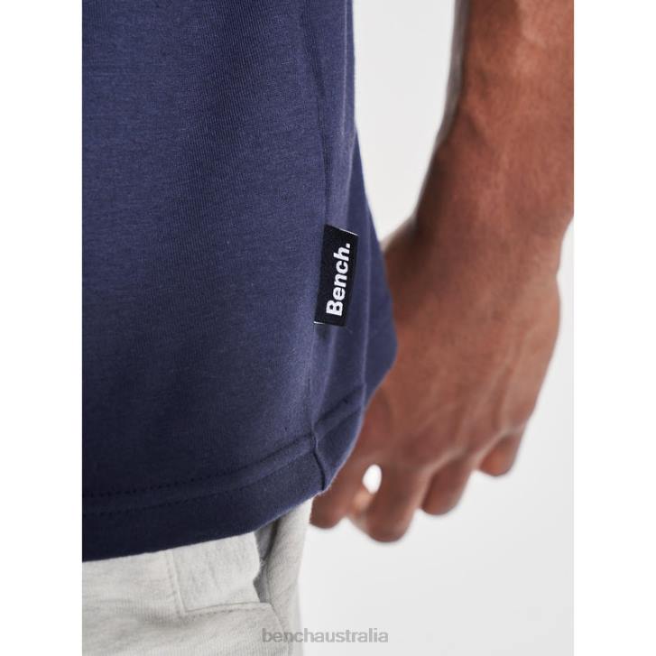 HUTTER T-Shirt Men 8V8T14 Navy Bench Apparel