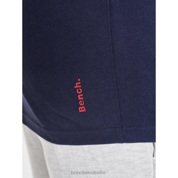 HUTTER T-Shirt Men 8V8T14 Navy Bench Apparel