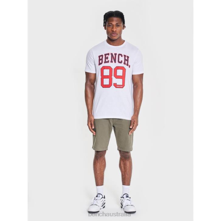 HUTTER T-Shirt Men 8V8T16 White Bench Apparel