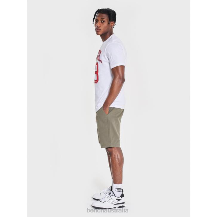 HUTTER T-Shirt Men 8V8T16 White Bench Apparel