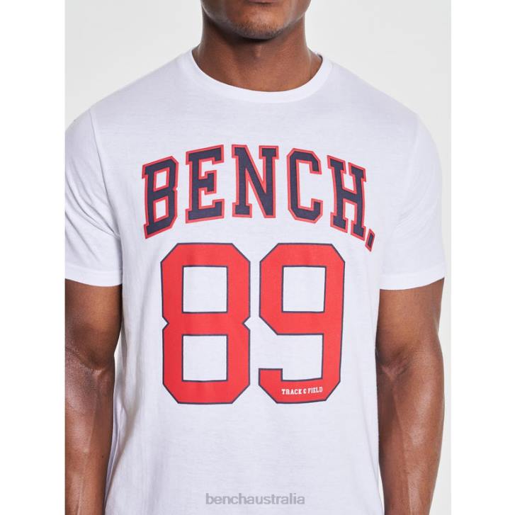 HUTTER T-Shirt Men 8V8T16 White Bench Apparel