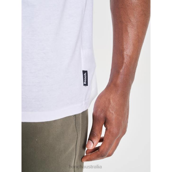 HUTTER T-Shirt Men 8V8T16 White Bench Apparel