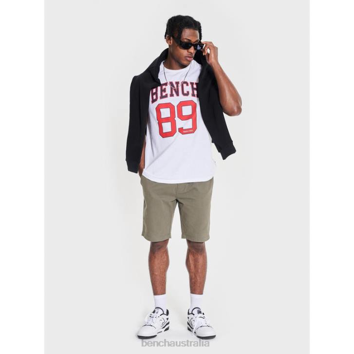 HUTTER T-Shirt Men 8V8T16 White Bench Apparel