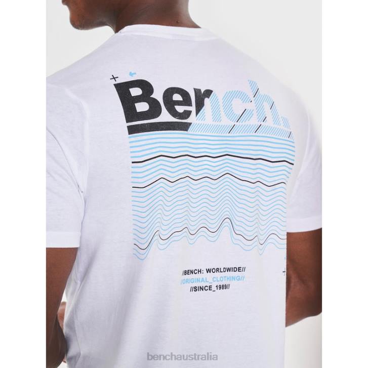 JARED T-Shirt Men 8V8T15 White Bench Apparel
