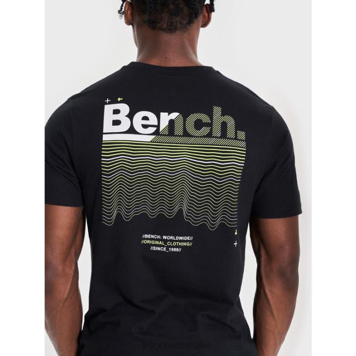 JARED T-Shirt Men 8V8T17 Black Bench Apparel