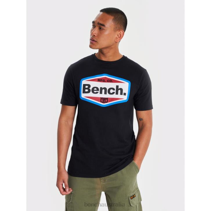 THANIEL T-Shirt Men 8V8T10 Black Bench Apparel