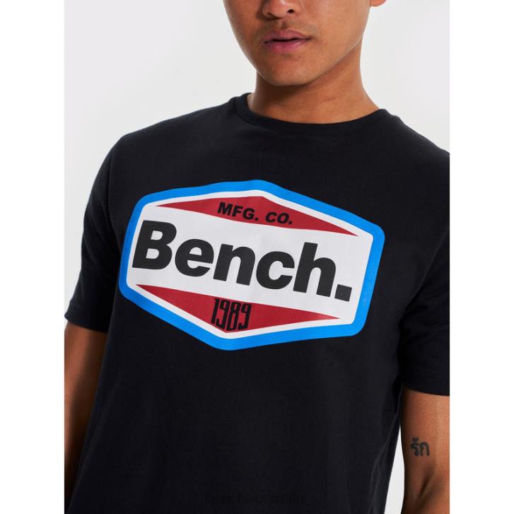 THANIEL T-Shirt Men 8V8T10 Black Bench Apparel