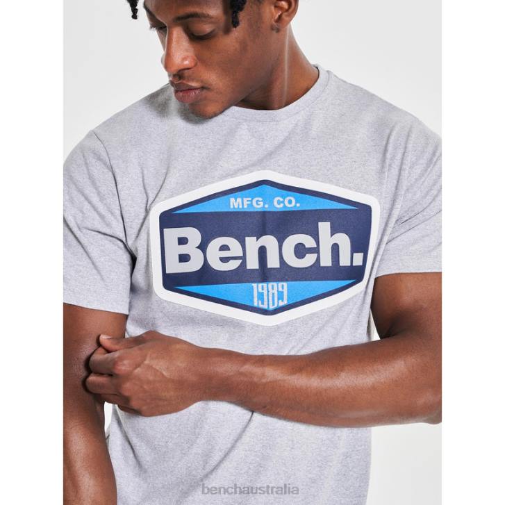THANIEL T-Shirt Men 8V8T8 Grey Marl Bench Apparel