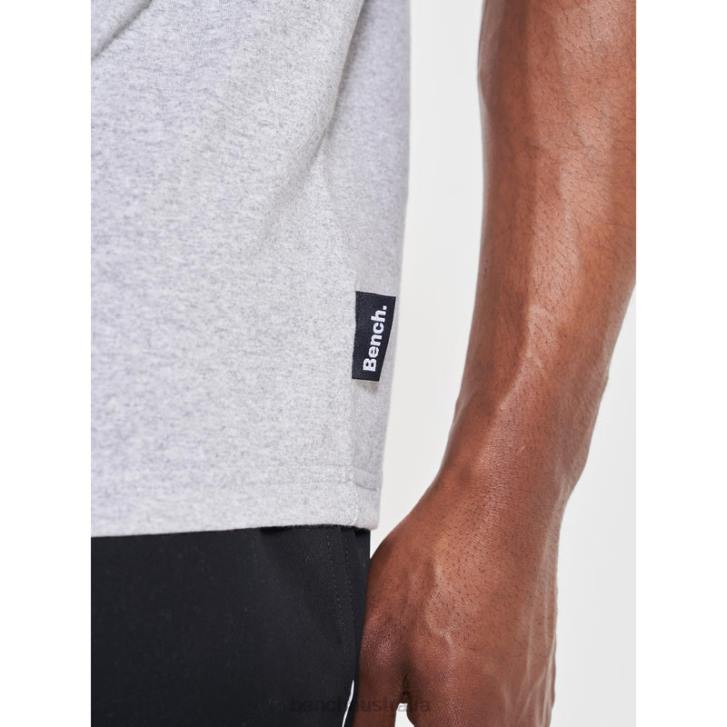 THANIEL T-Shirt Men 8V8T8 Grey Marl Bench Apparel
