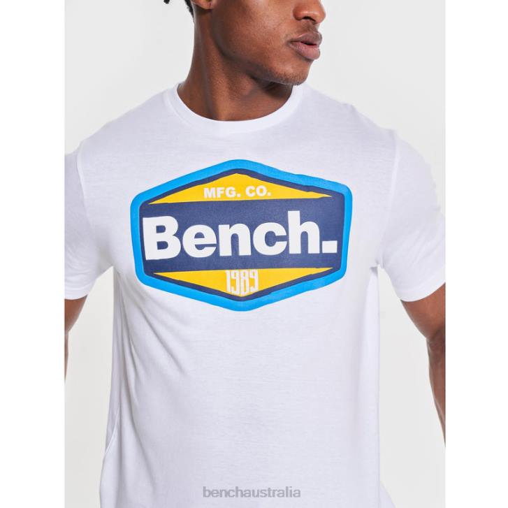 THANIEL T-Shirt Men 8V8T9 White Bench Apparel