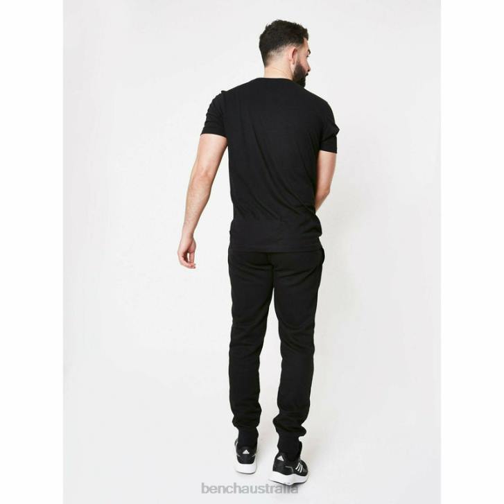 AKON 3pc Tracksuit Set Men 8V8T69 Black Bench Apparel