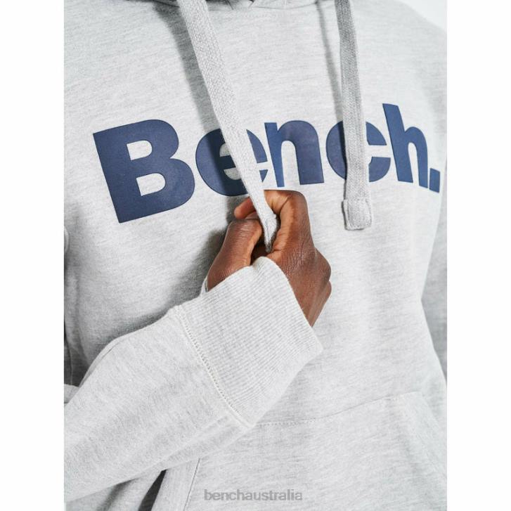 MALLET 2pc Fleece Tracksuit Men 8V8T67 Grey Marl Bench Apparel