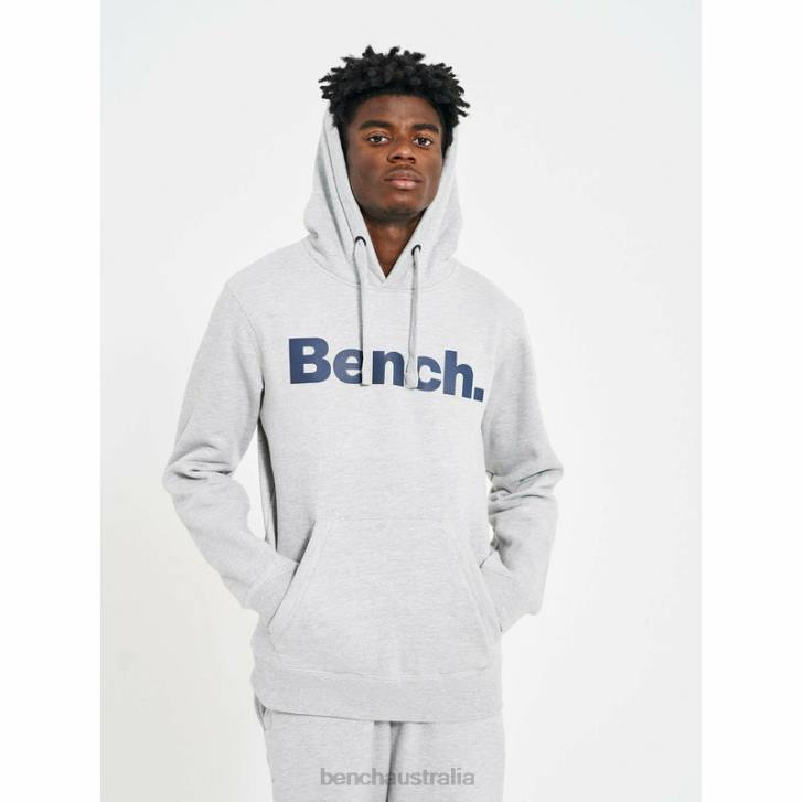 MALLET 2pc Fleece Tracksuit Men 8V8T67 Grey Marl Bench Apparel