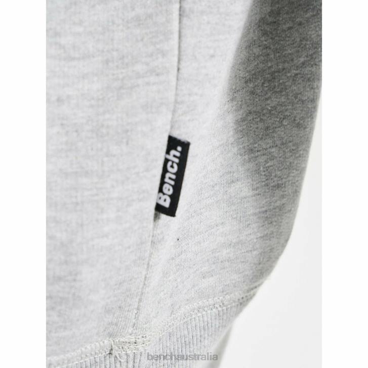 MALLET 2pc Fleece Tracksuit Men 8V8T67 Grey Marl Bench Apparel