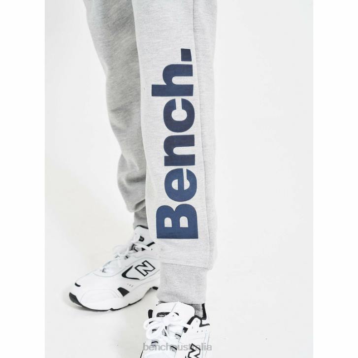 MALLET 2pc Fleece Tracksuit Men 8V8T67 Grey Marl Bench Apparel