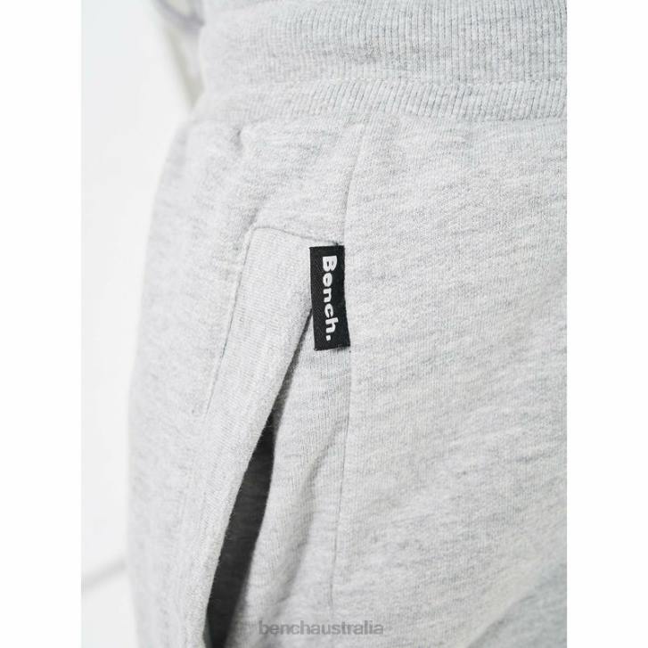 MALLET 2pc Fleece Tracksuit Men 8V8T67 Grey Marl Bench Apparel