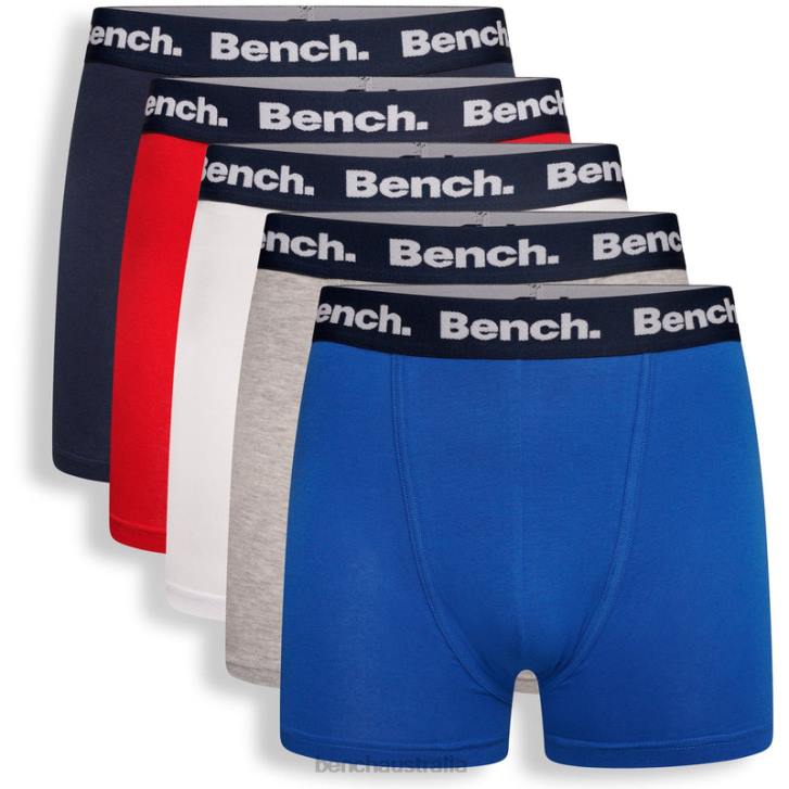 ACURA 5 Pack Boxers Men 8V8T71 Assorted Bench Apparel