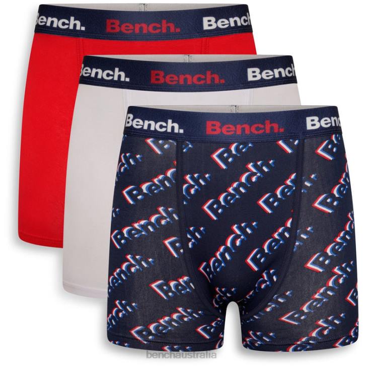 CHAMBARD 3 Pack Boxers Men 8V8T75 Assorted Bench Apparel
