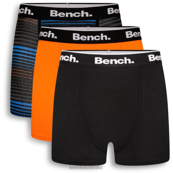LAMBIE 3 Pack Boxers Men 8V8T79 Assorted Bench Apparel