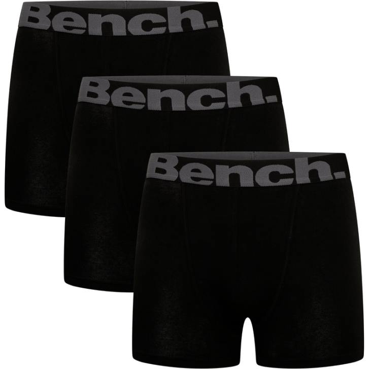 SUTTON 3 Pack Boxers Men 8V8T86 Black Bench Apparel