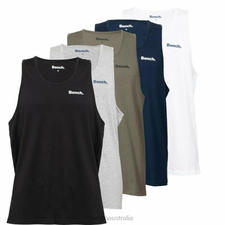 KIRWAN 5 Pack Vests Men 8V8T22 Assorted Bench Apparel