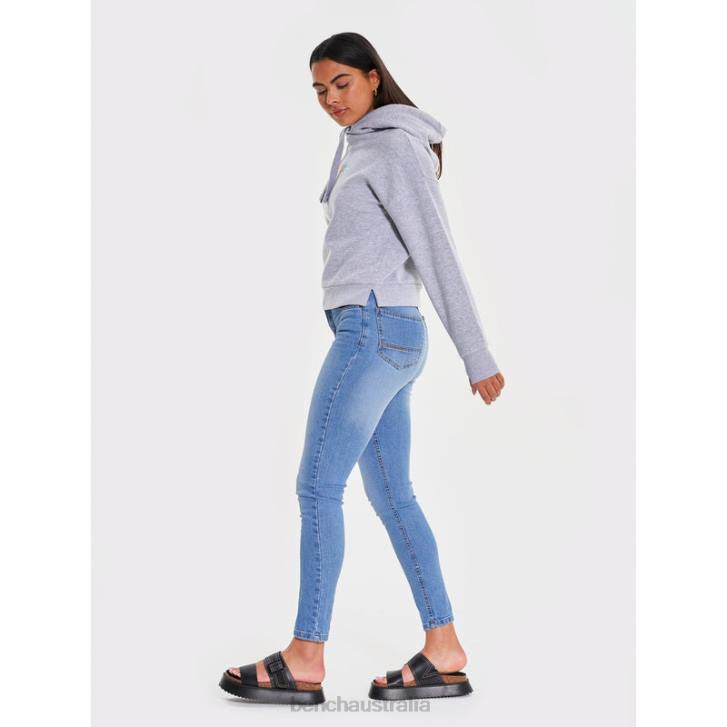 EMALINE Sweat Hoodie Women 8V8T103 Grey Marl Bench Apparel