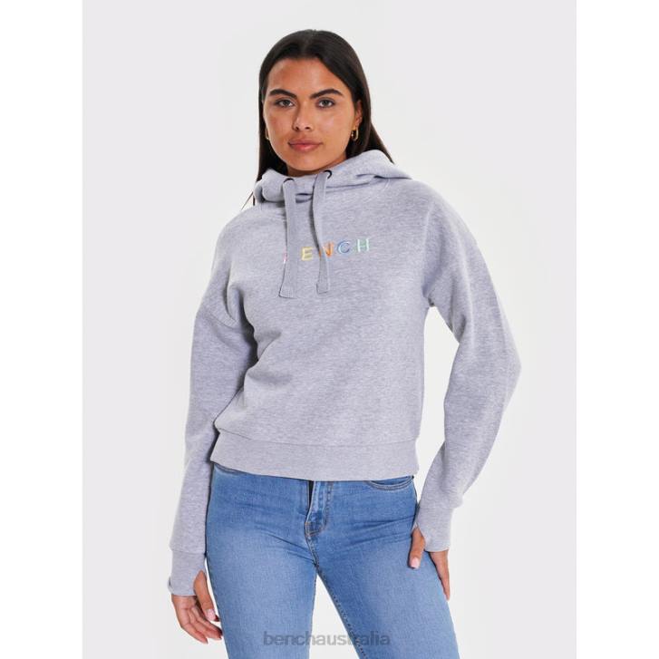 EMALINE Sweat Hoodie Women 8V8T103 Grey Marl Bench Apparel