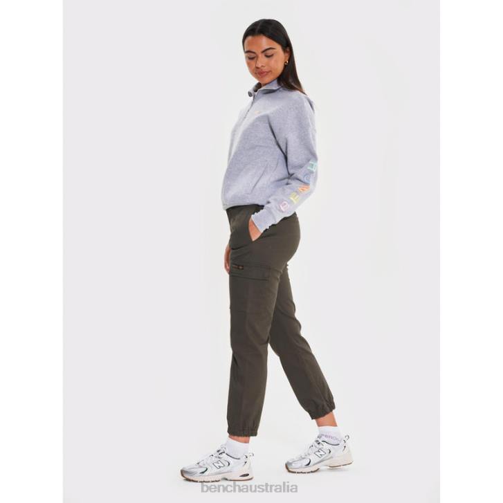 JOBELLE Qtr Sweat Funnel Women 8V8T102 Grey Marl Bench Apparel