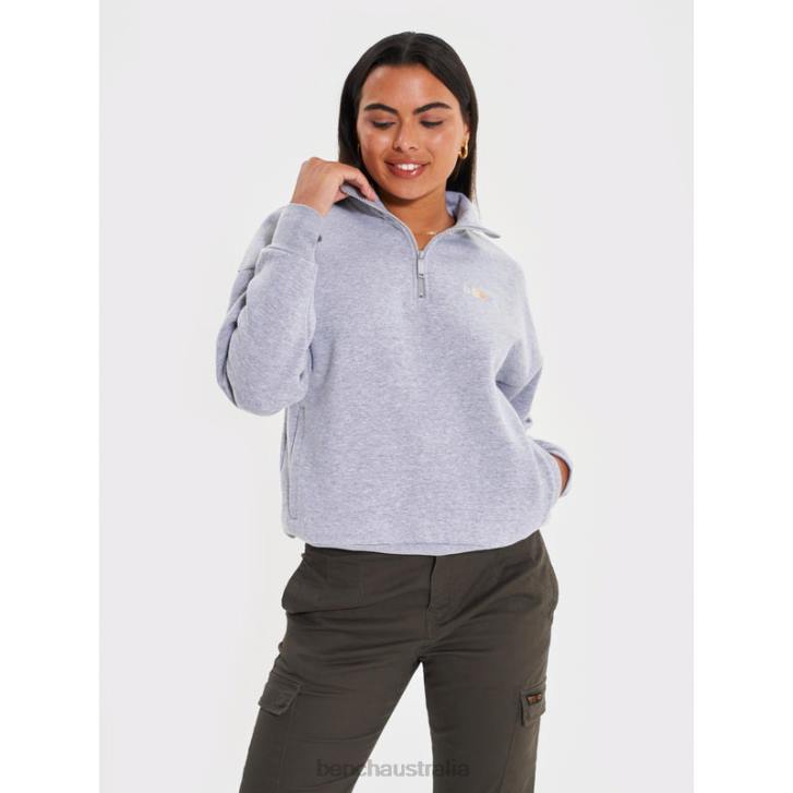 JOBELLE Qtr Sweat Funnel Women 8V8T102 Grey Marl Bench Apparel