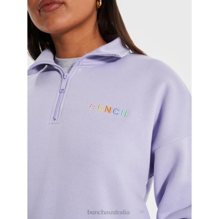 JOBELLE Qtr Sweat Funnel Women 8V8T104 Lilac Bench Apparel