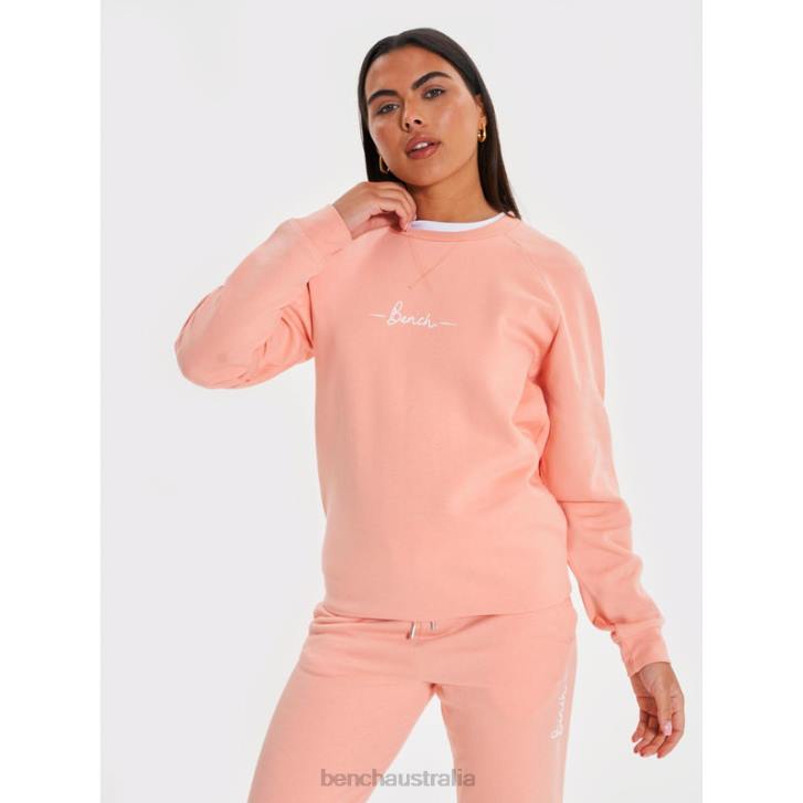 LOLIA Crew Sweat Women 8V8T114 Peach Bench Apparel