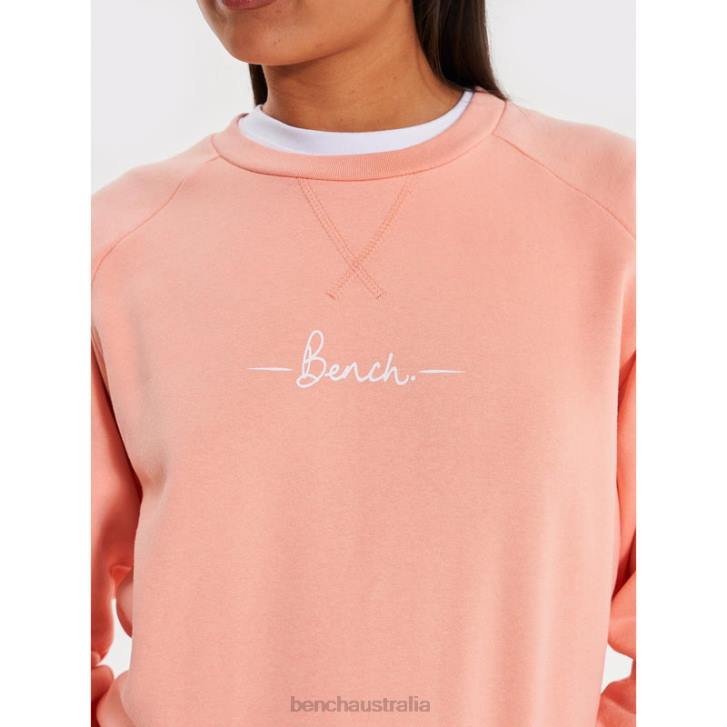 LOLIA Crew Sweat Women 8V8T114 Peach Bench Apparel