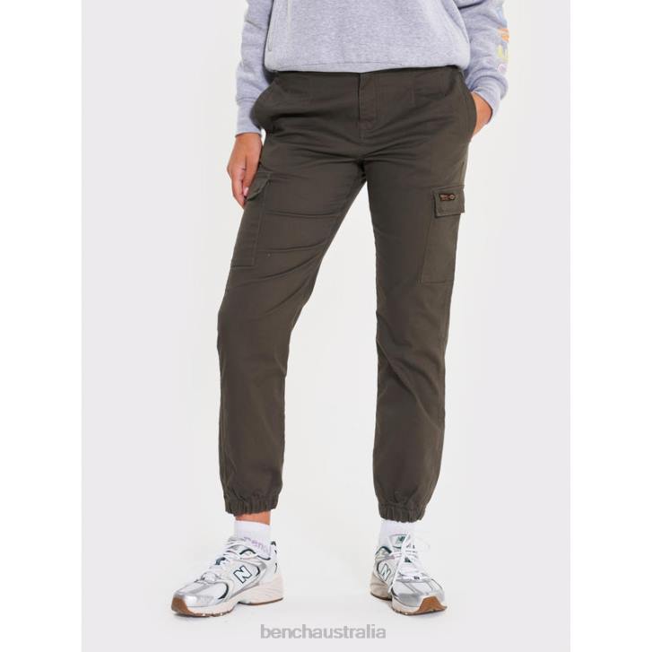 DOAH Cargo Pants Women 8V8T126 Khaki Bench Apparel