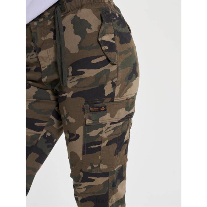 KANAKO Cargo Pants Women 8V8T128 Camo Bench Apparel